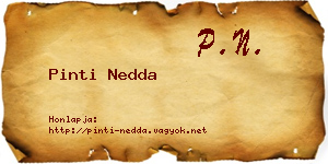 Pinti Nedda névjegykártya
